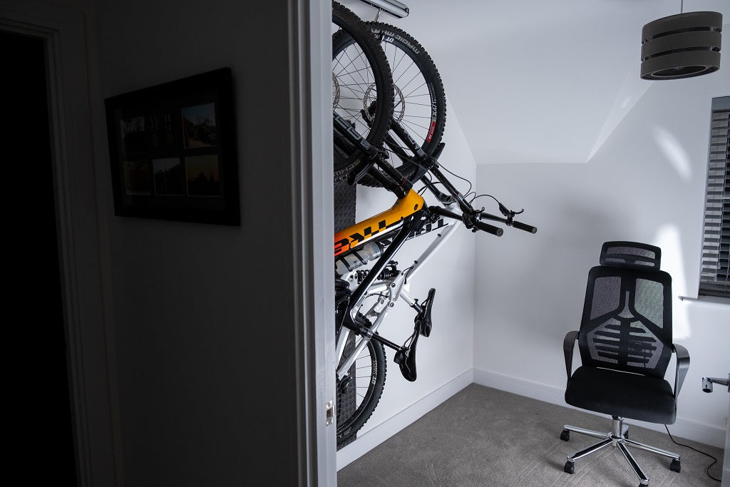 save room in your off using bike storage systems