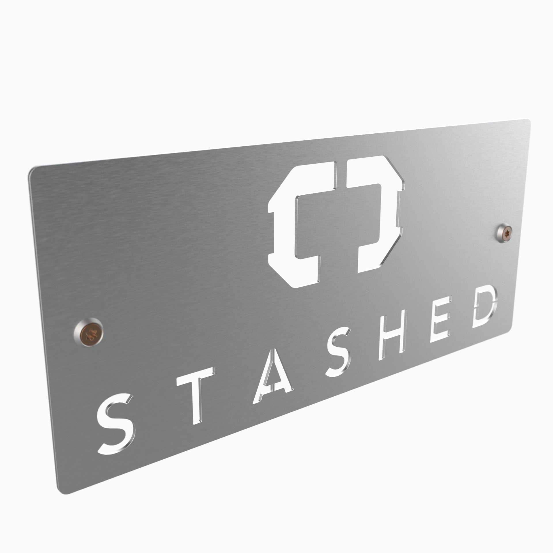 Stashed Sign - Aluminium