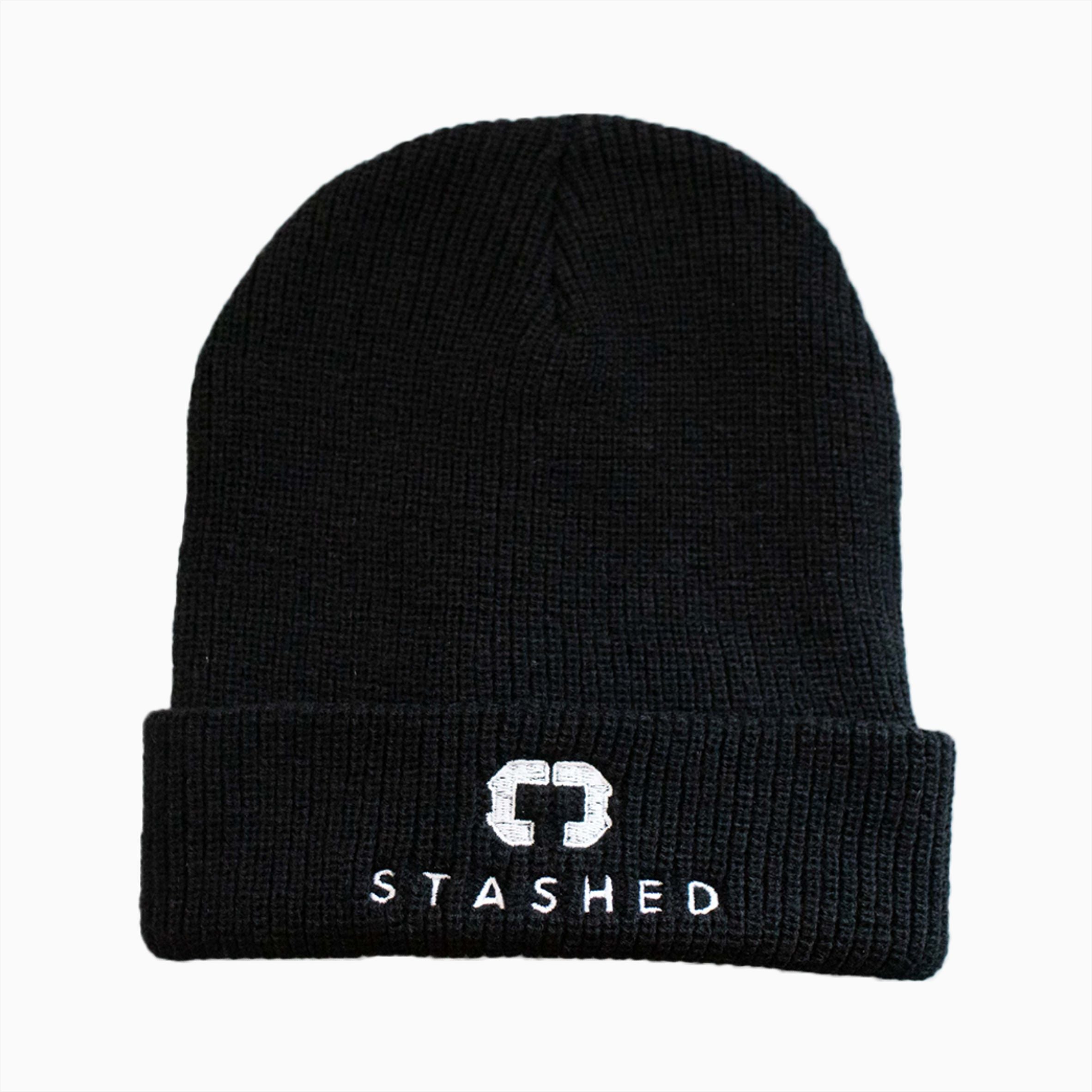 Stashed Products Beanie Hat - Black